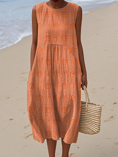 Orlaith – Sleeveless Dress with Pockets