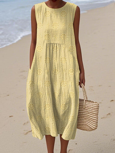 Orlaith – Sleeveless Dress with Pockets