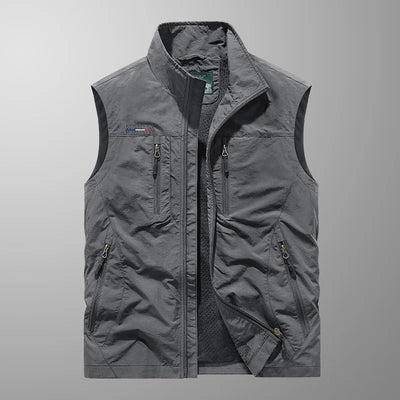 Cathal – Multi-Pocket Breathable Outdoor Cargo Gilet