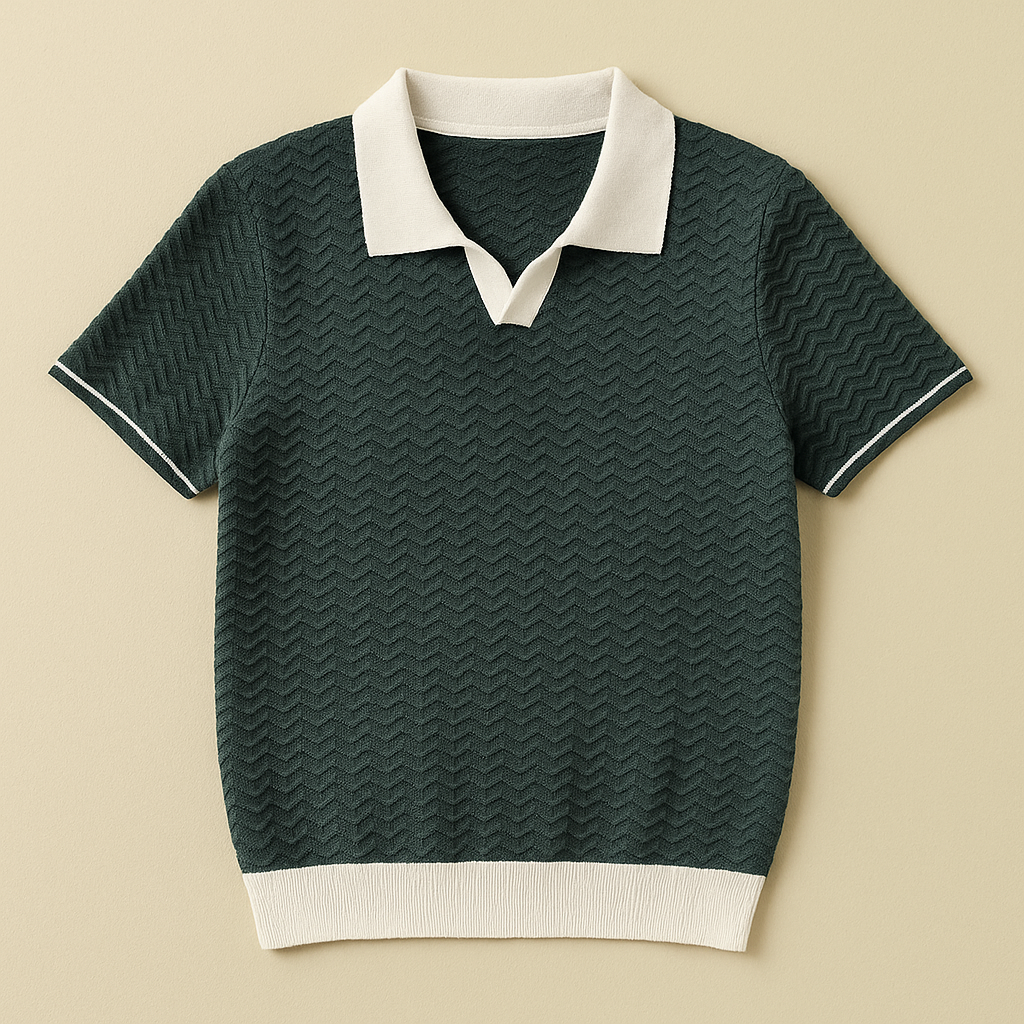 Finn – Ripple Weave Polo Shirt