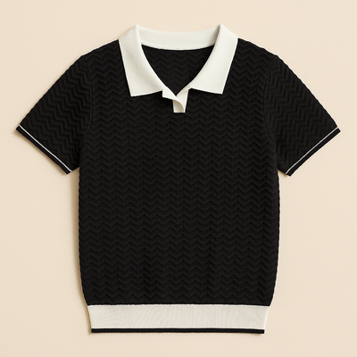 Finn – Ripple Weave Polo Shirt