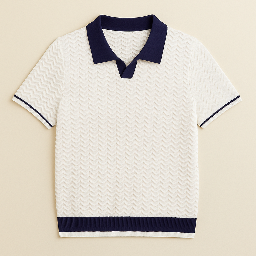 Finn – Ripple Weave Polo Shirt
