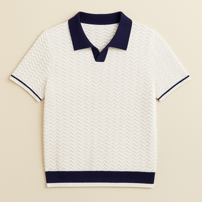 Finn – Ripple Weave Polo Shirt