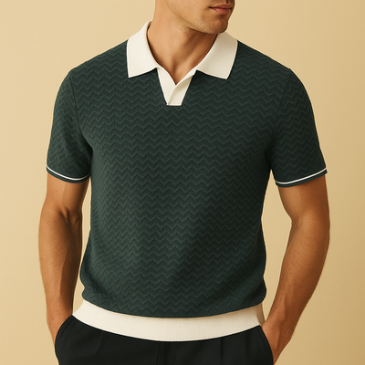 Finn – Ripple Weave Polo Shirt