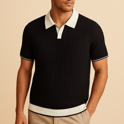 Finn – Ripple Weave Polo Shirt