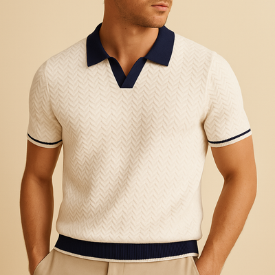 Finn – Ripple Weave Polo Shirt