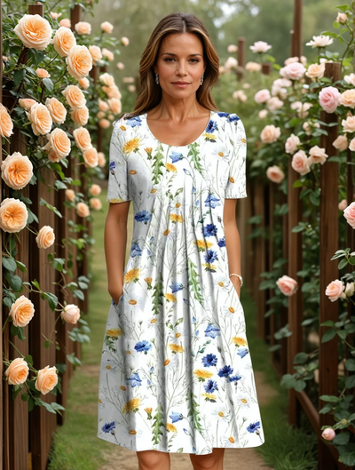 Ailis – Elegant Dress with Tummy Coverage