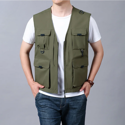 Lorcan – Multi-Pocket Breathable Outdoor Cargo Gilet