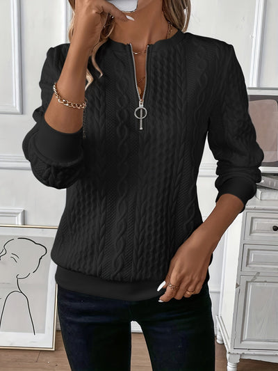 Deirdre – Soft Zip Sweater