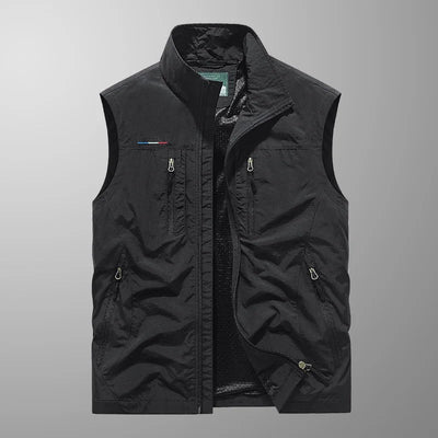 Cathal – Multi-Pocket Breathable Outdoor Cargo Gilet