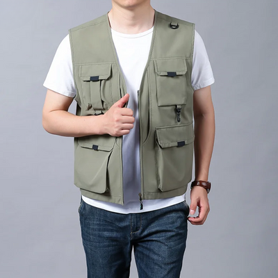 Lorcan – Multi-Pocket Breathable Outdoor Cargo Gilet