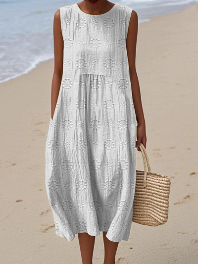Orlaith – Sleeveless Dress with Pockets
