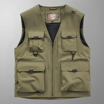 Lorcan – Multi-Pocket Breathable Outdoor Cargo Gilet