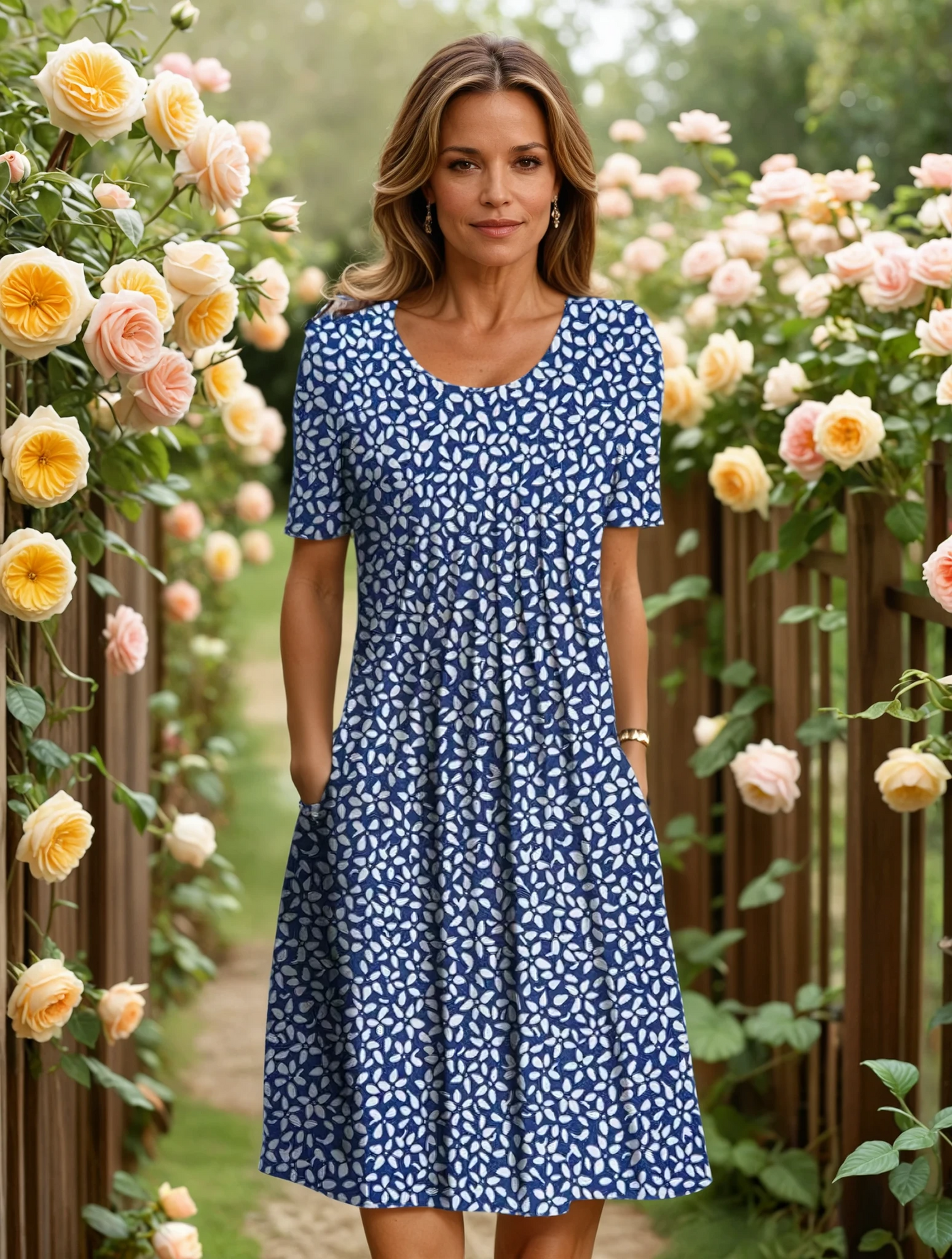 Ailis – Elegant Dress with Tummy Coverage