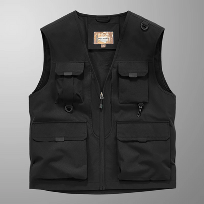 Lorcan – Multi-Pocket Breathable Outdoor Cargo Gilet