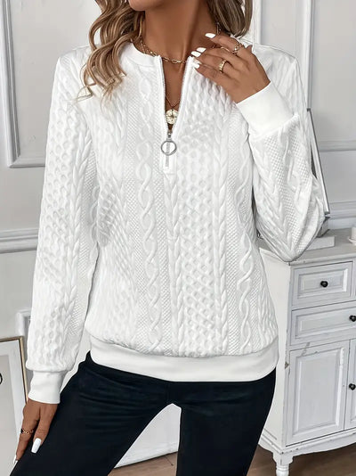 Deirdre – Soft Zip Sweater