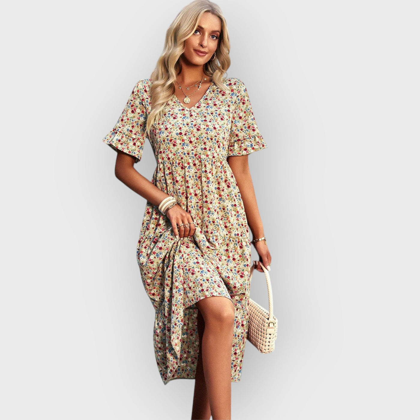 Fiadh – Floral Summer Midi Dress