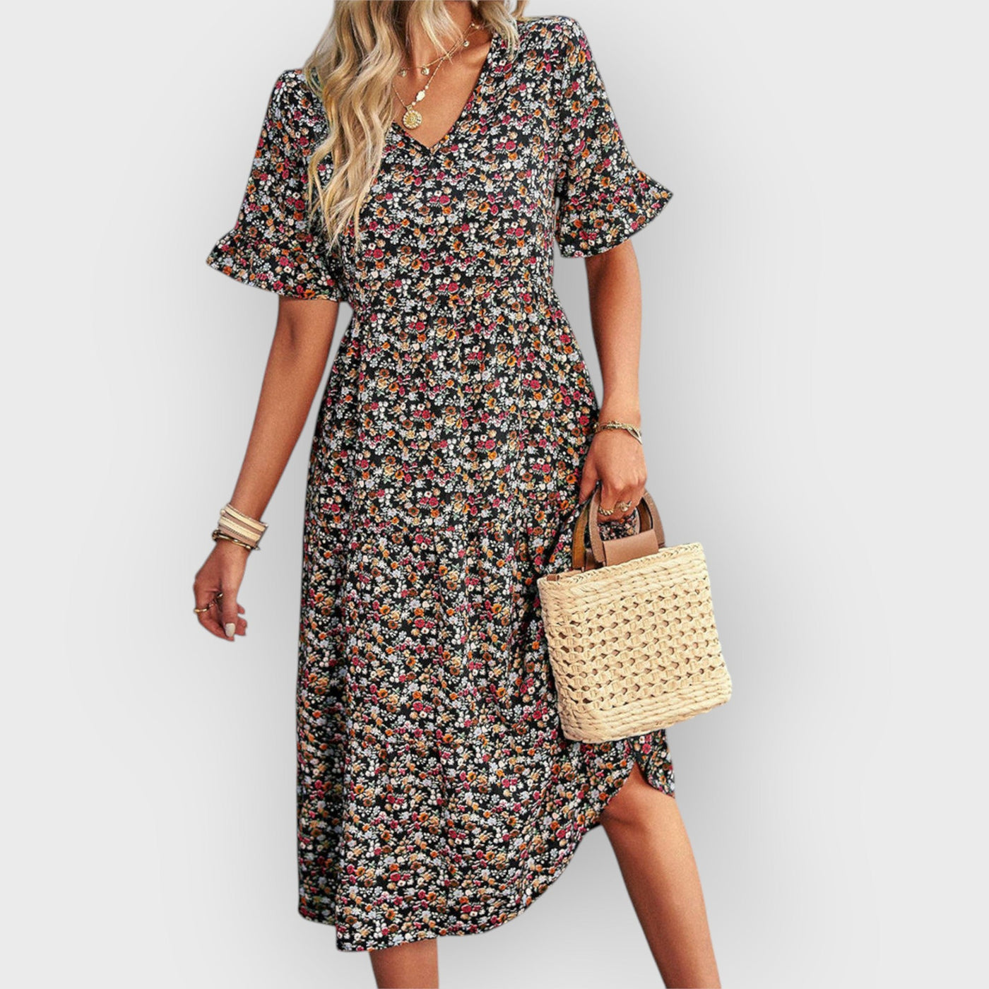 Fiadh – Floral Summer Midi Dress