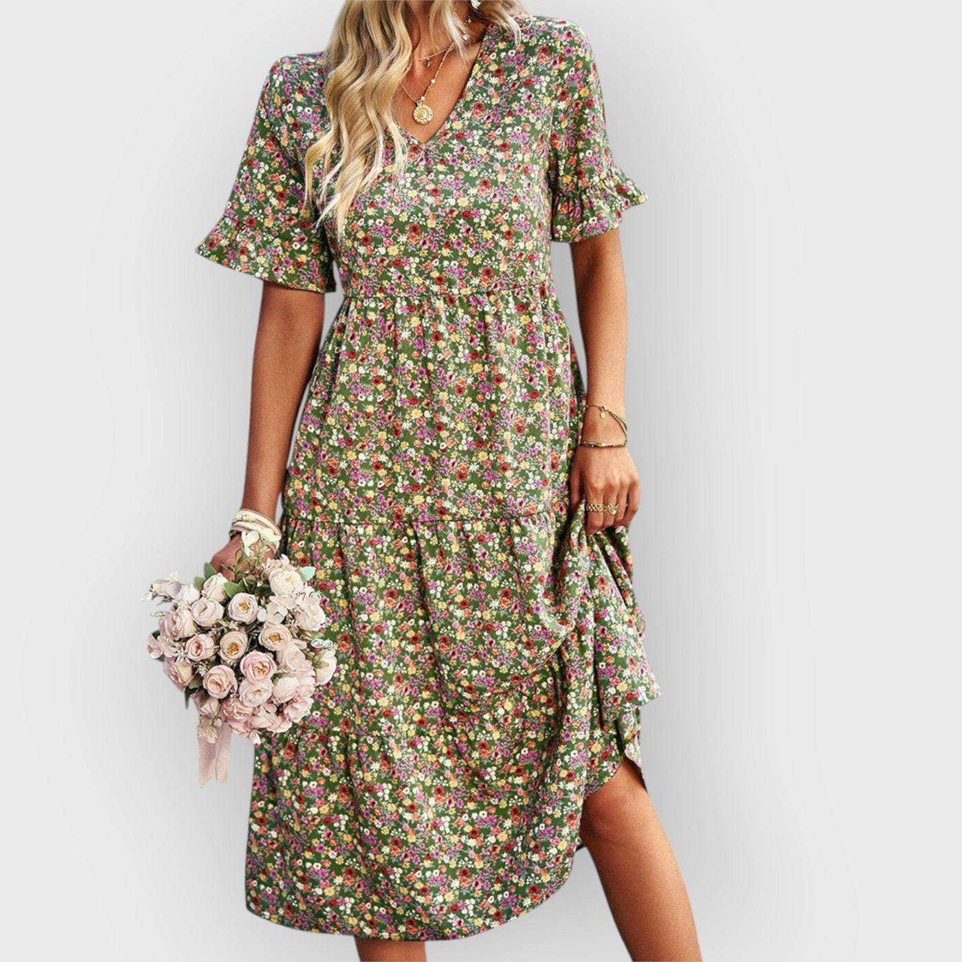 Fiadh – Floral Summer Midi Dress