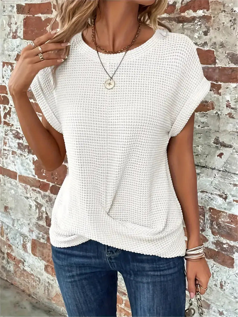 Niall – Waffle Knit Casual Tee