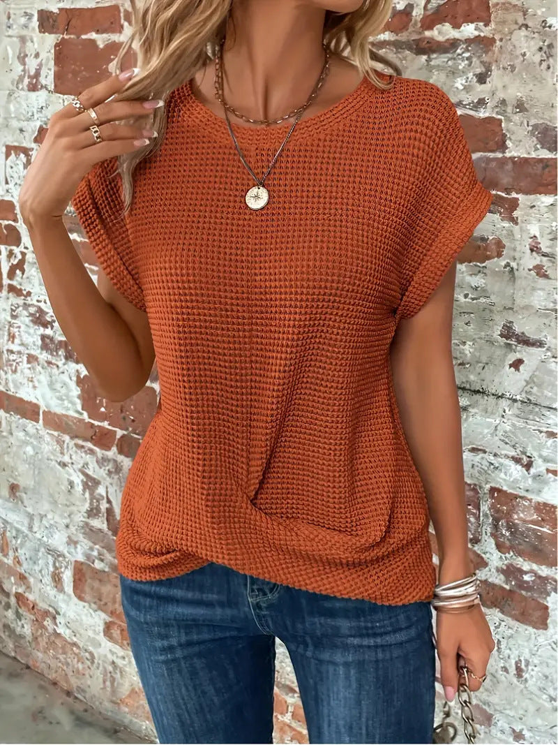 Niall – Waffle Knit Casual Tee