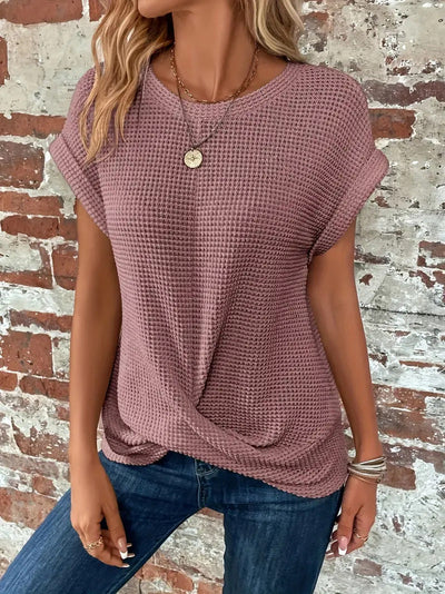 Niall – Waffle Knit Casual Tee