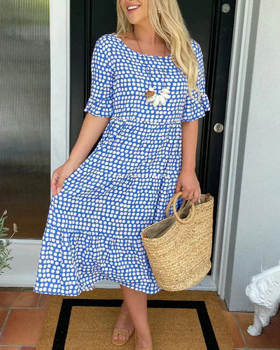 Nessa – Relaxed Tiered Midi Dress