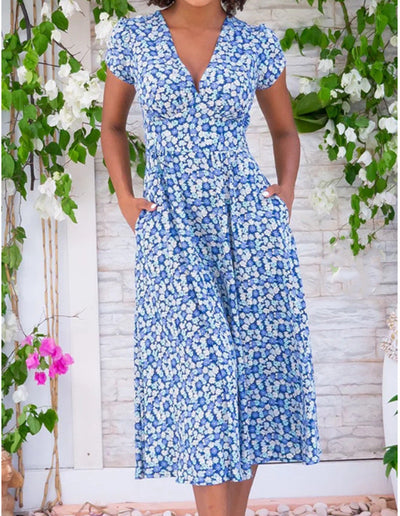 Ailbhe – Button-Front Midi Dress
