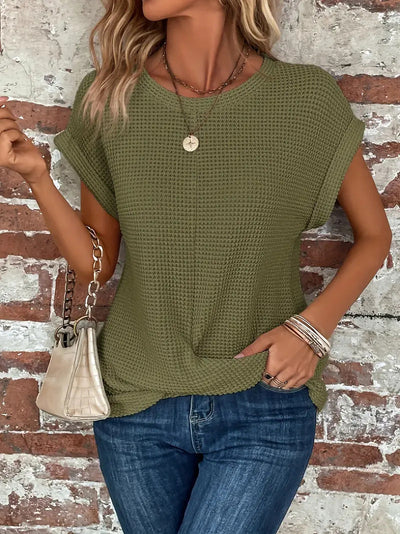 Niall – Waffle Knit Casual Tee