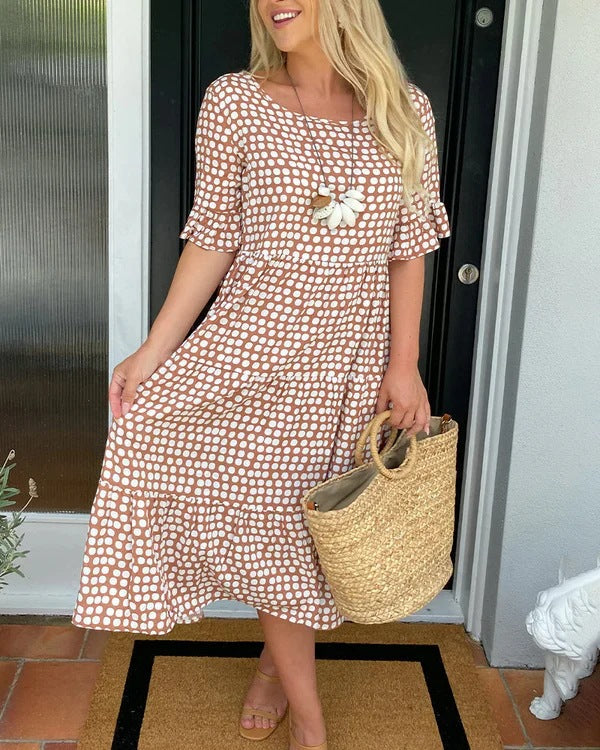 Nessa – Relaxed Tiered Midi Dress