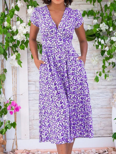 Ailbhe – Button-Front Midi Dress