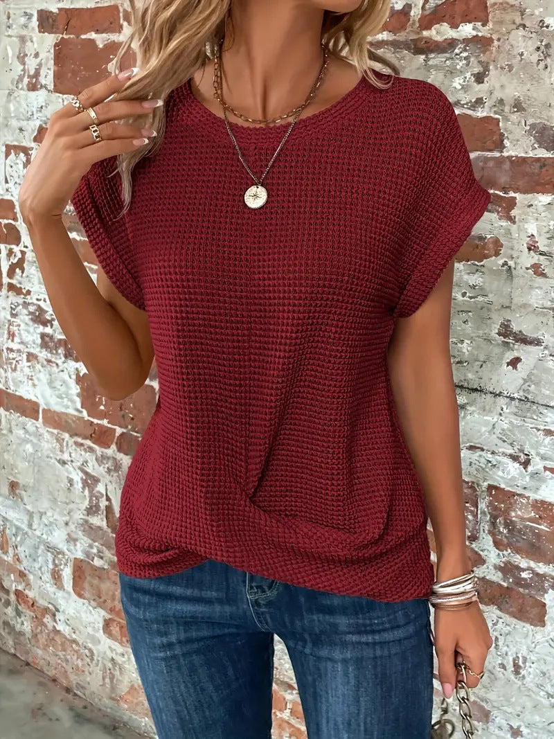 Niall – Waffle Knit Casual Tee