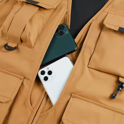Lorcan – Multi-Pocket Breathable Outdoor Cargo Gilet