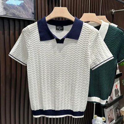 Finn – Ripple Weave Polo Shirt