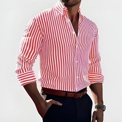 Striped Men’s Shirt – Smart & Confident
