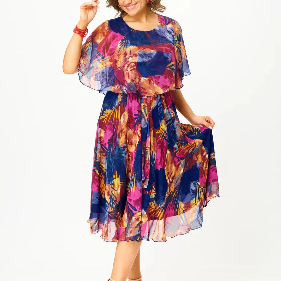 Máirín – Comfortable Plus Size Chiffon Style Dress