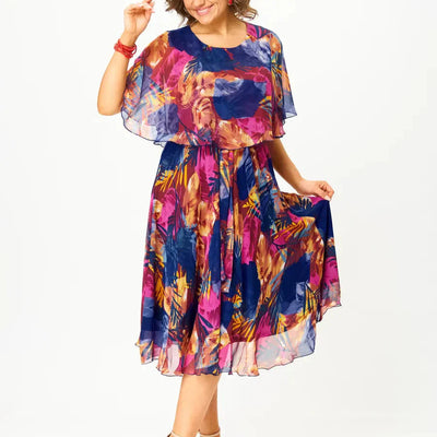 Máirín – Comfortable Plus Size Chiffon Style Dress