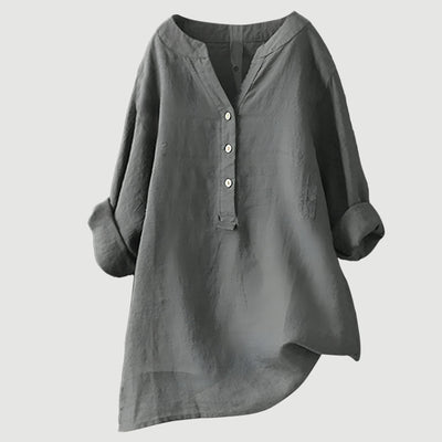 Éabha – Airy Linen Blouse
