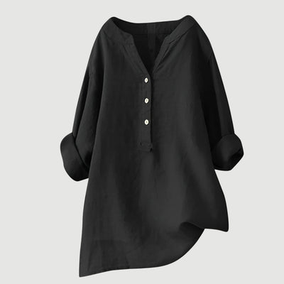 Éabha – Airy Linen Blouse