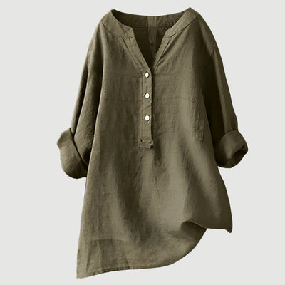 Éabha – Airy Linen Blouse