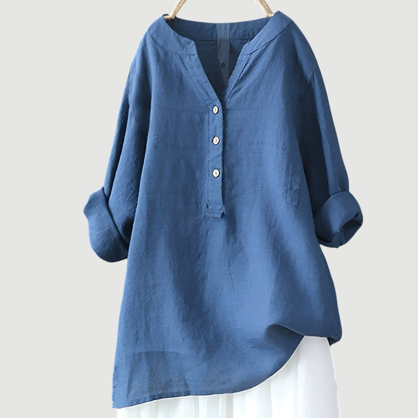 Éabha – Airy Linen Blouse