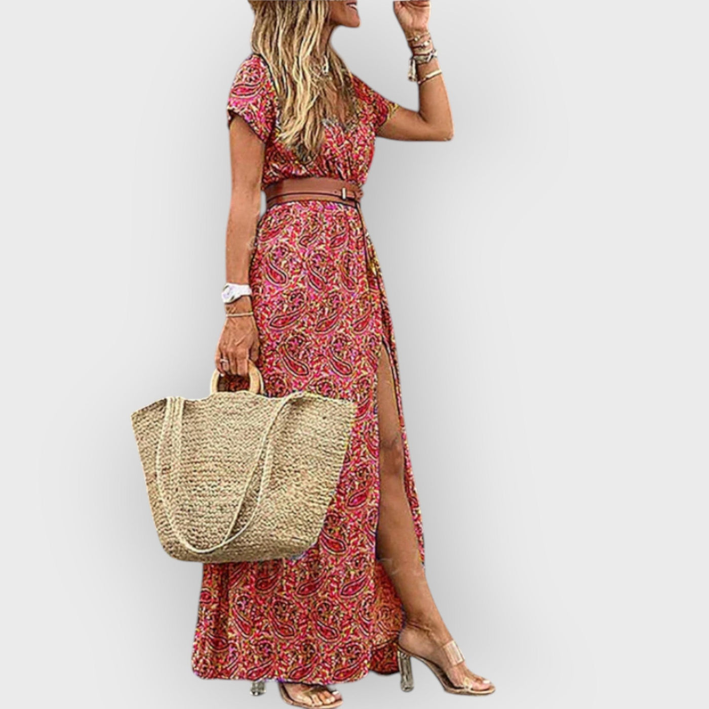 Nuala – Festive Boho Maxi Dress