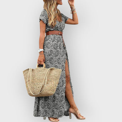 Nuala – Festive Boho Maxi Dress