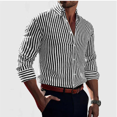 Striped Men’s Shirt – Smart & Confident