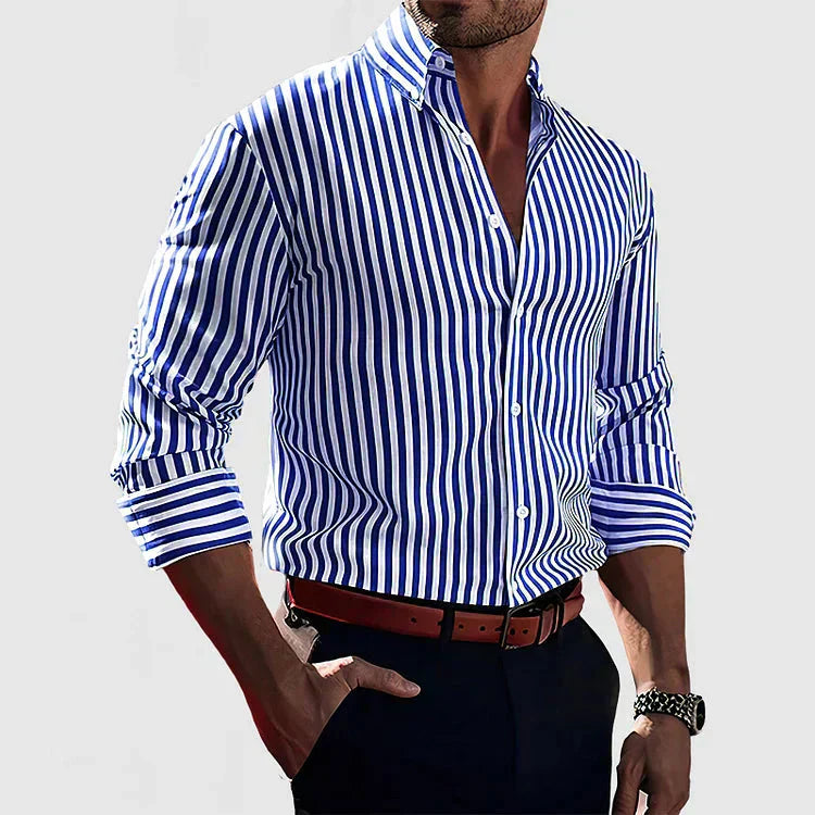 Striped Men’s Shirt – Smart & Confident
