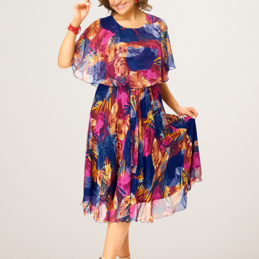 Máirín – Comfortable Plus Size Chiffon Style Dress