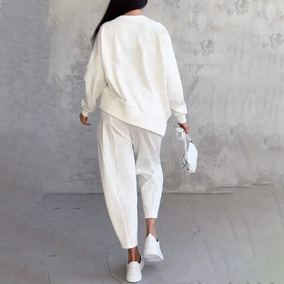 Minimalist Two-Piece Set in Ivory